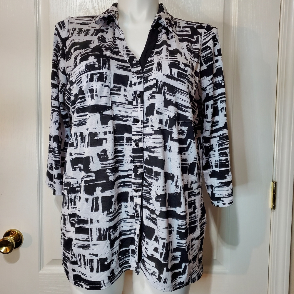 Venini Top Blouse Plus Size 1Xl